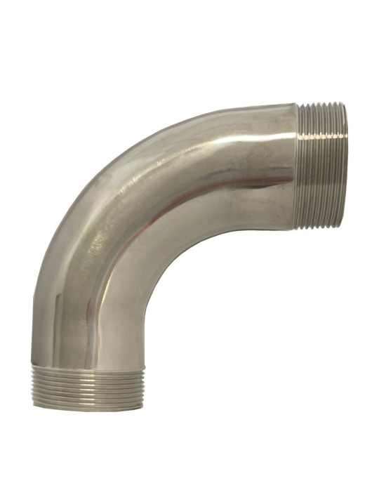 Coude à 90° inox 316 BSP M