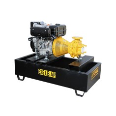 Motopompe haute pression diesel sur chassis