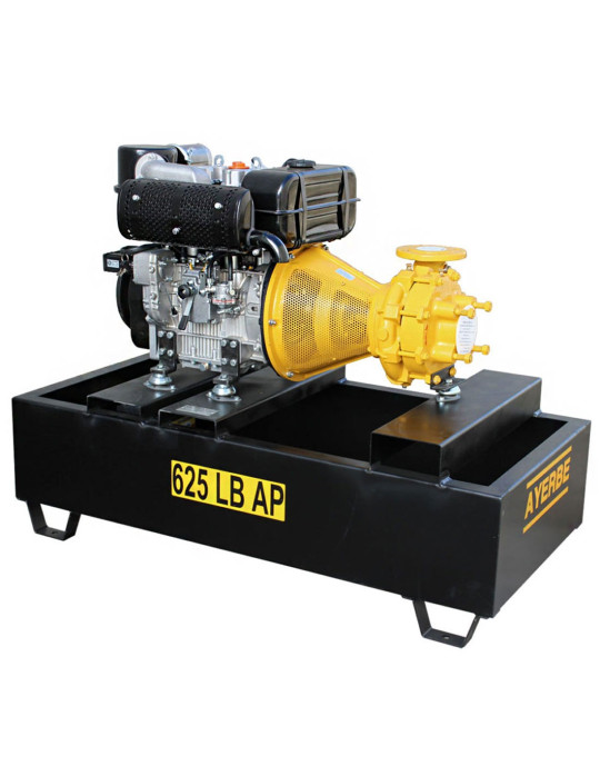 Motopompe diesel sur chassis