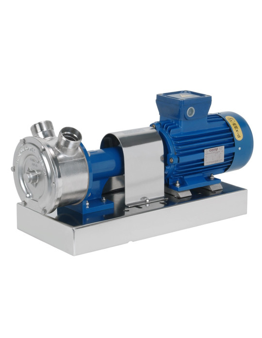 Pompe à anneau liquide ATEX GR inox 316 sur chassis