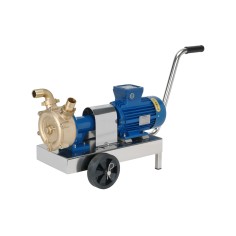 Pompe en Bronze ATEX sur chariot, puissance 0.25 à 1.50 Kw, monophasé ou triphasé