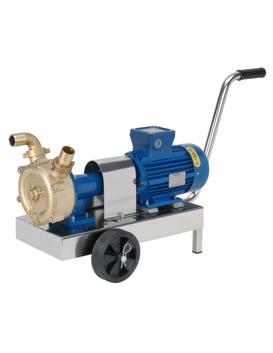 Pompe à anneau liquide Bronze ATEX sur chariot