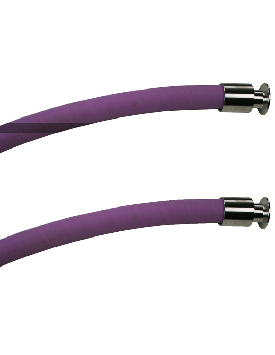 Flexible DN25 Clamp 1" liquides chimiques, solvants, FDA, cosmétique,
