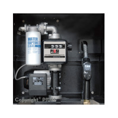 Distributeur de Diesel/Gasoil/GNR, boite de protection métallique, pompe, compteur, filtre, flexible et pistolet