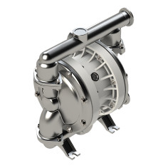 Pompe pneumatique inox 316L à double membrane Lutz Pure