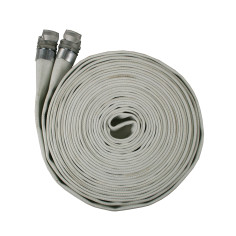 Tuyau plat incendie DN100/110 avec raccords Guillemin sertis - PS 13 bar