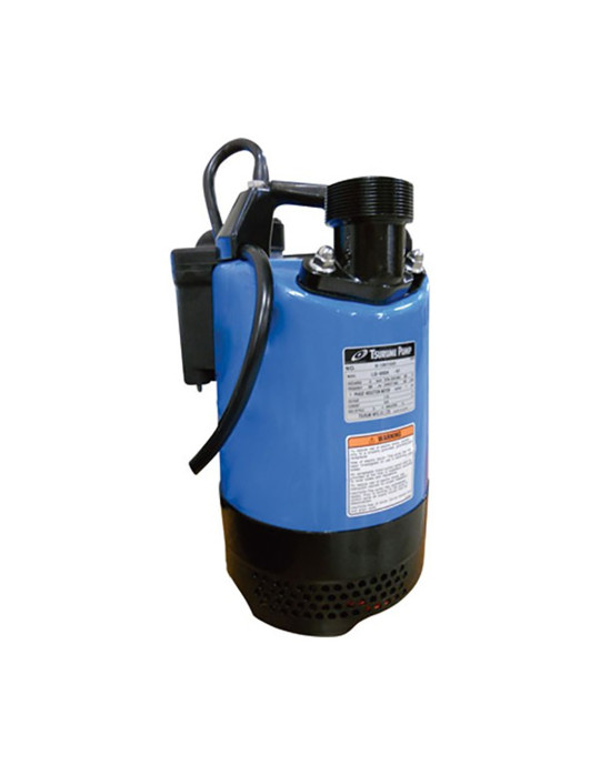 Pompe submersible d'épuisement chantier Tsurumi LB 800A (avec sonde de niveau) - Débit 18.6 m3/h
