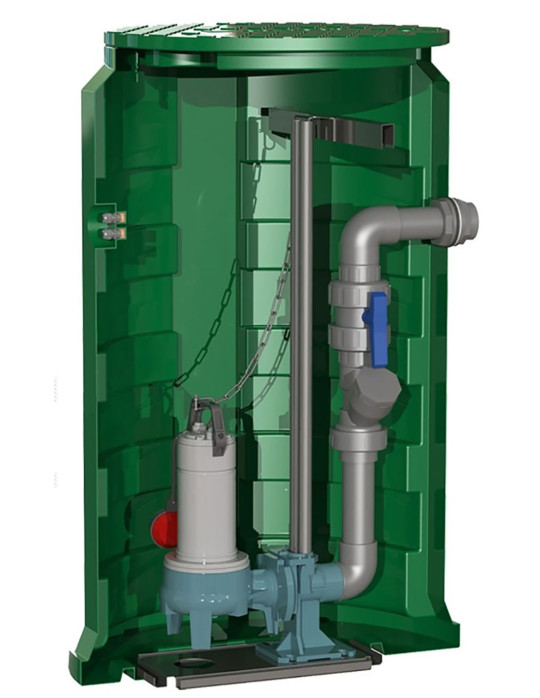 Station de relevage eaux chargées - Calpeda Calidom-PA 1.10 Kw