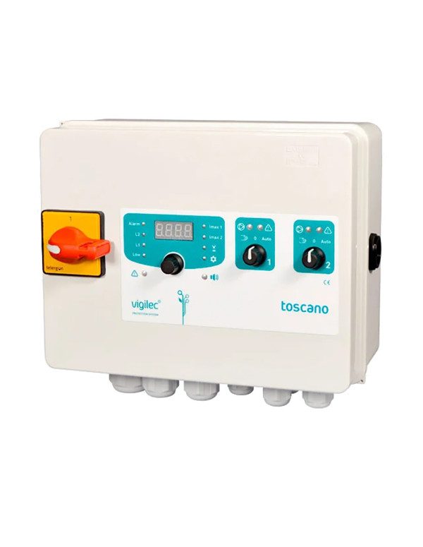 Coffret de gestion pompe de relevage 230/400V