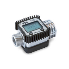 Compteur numérique à turbine pour fluides à basse viscosité - Compte litre de carburant électronique Affichage LCD - PIUSI K24