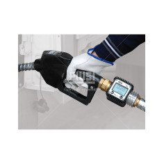 Compteur numérique à turbine pour fluides à basse viscosité - Compte litre de carburant électronique Affichage LCD - PIUSI K24 2