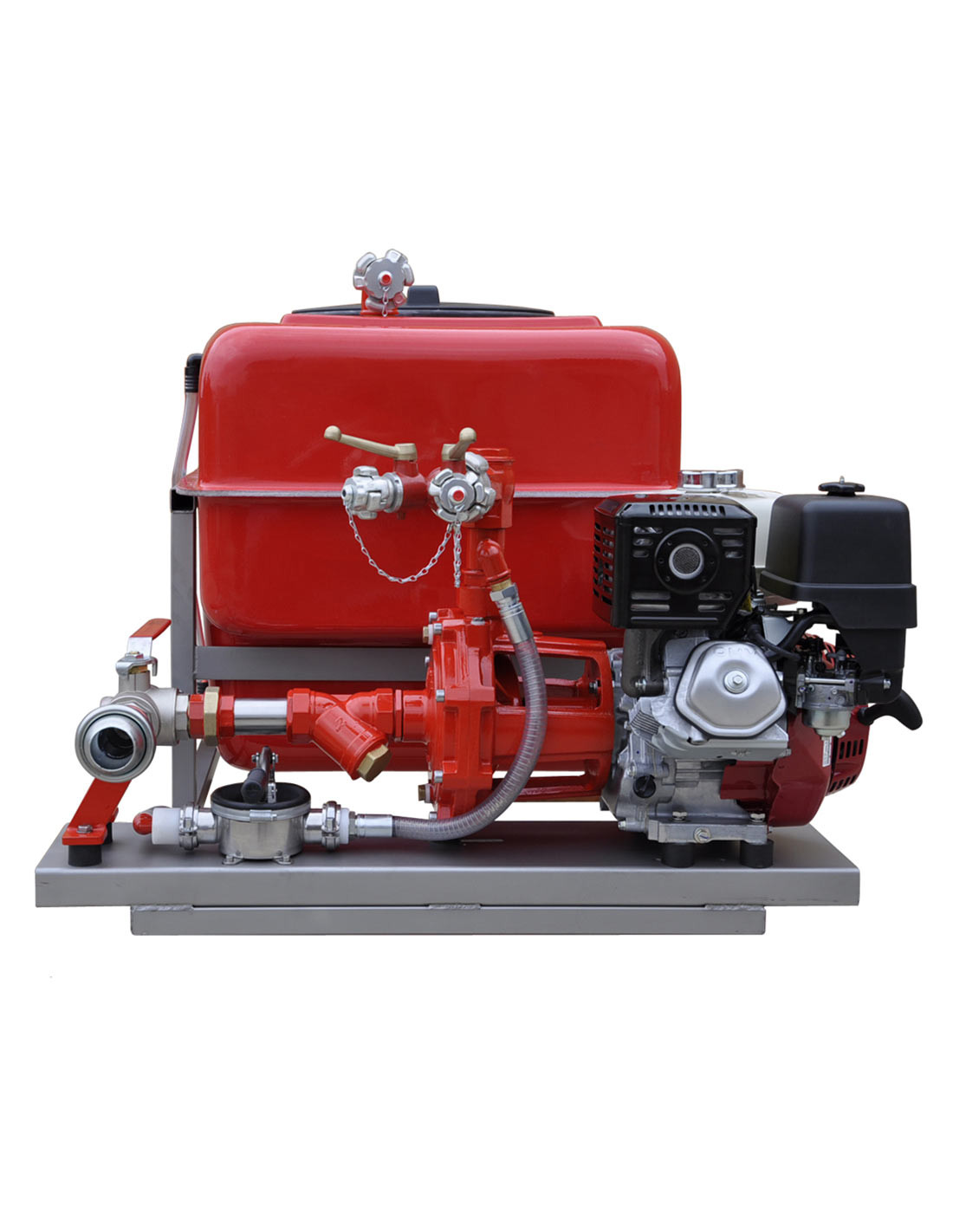 Motopompe lutte incendie 13 CV avec réserve 600 L
