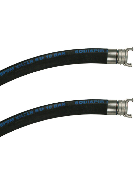 Tuyau aspiration et refoulement DN80 PS10 bars, raccords symétrique Guillemin inox 316