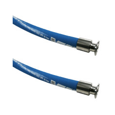 Flexible alimentaire huiles graisses NBR DN25 CLAMP 50.5 mm