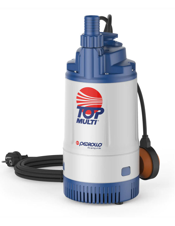 Pompe immergée multicellulaire TOP MULTI 2 Pedrollo 0.55 Kw Flotteur manque d'eau