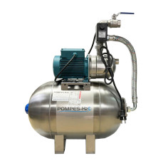 Surpresseur d'eau inox 50L monophasé 0.55 Kw
