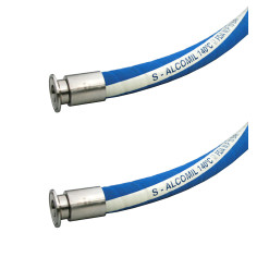 Flexible EPDM FDA DN40 CLAMP 64 - ALCOMIL 140° 2