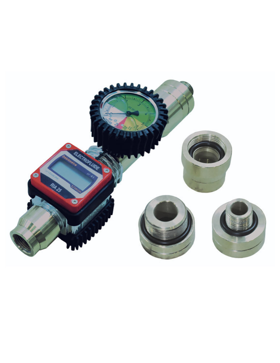 Flow rate and pressure controller for RIA