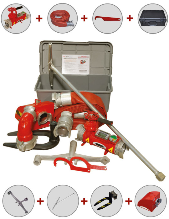 Kit de contrôle poteau incendie DN100