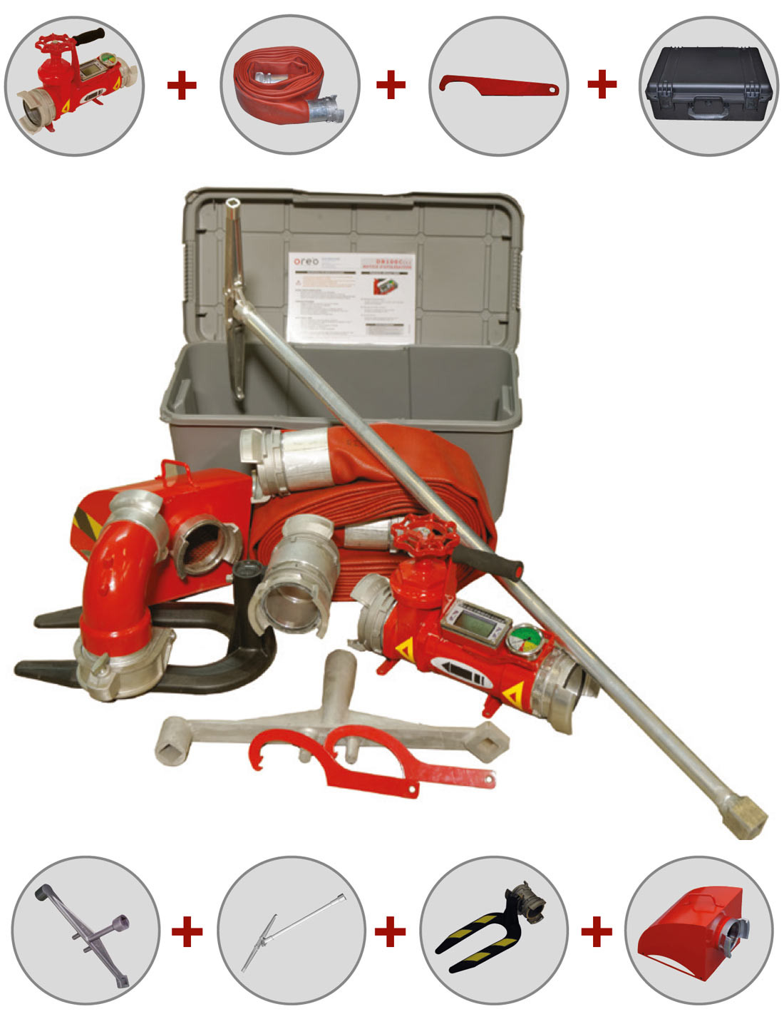 Fire hydrant test kit DN100