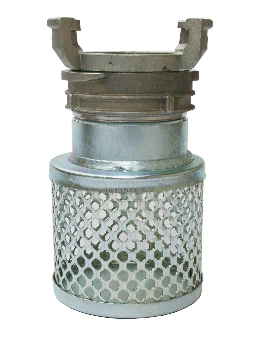 Suction strainer with Guillemin coupling